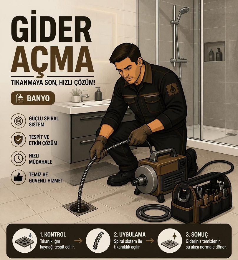 Bağcılar tıkalı gider açma